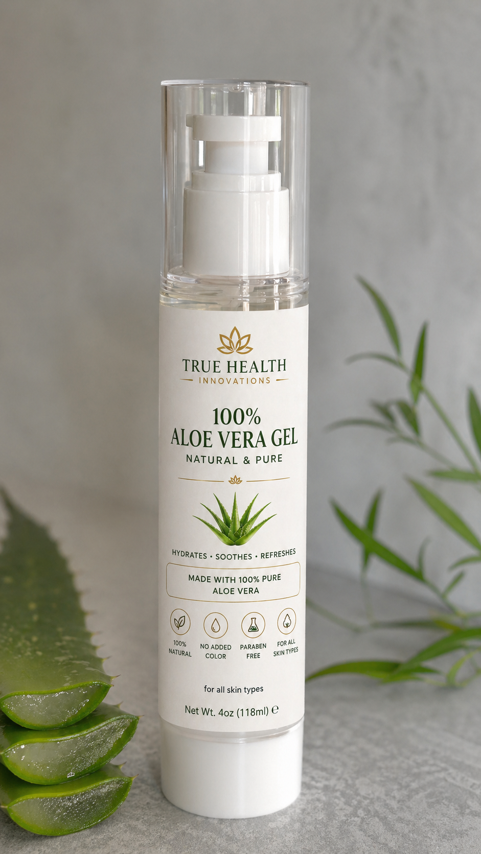 100% Organic Aloe Vera Gel